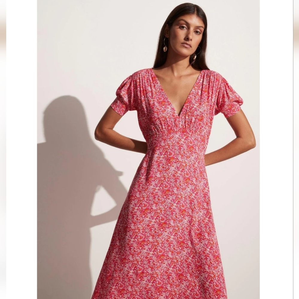Faithfull The Brand Raphaela Floral Midi Dress - Picture 2 of 4